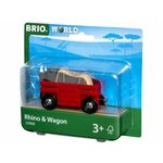 Brio Nosorog i vagon BR33968