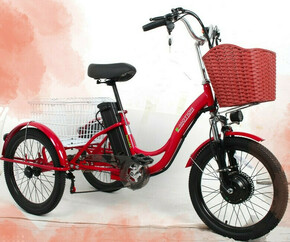 Sky Elektricni Tricikl crvena
