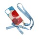 Maskica Fashion Strap Glitter za iPhone 12 12 Pro 6 1 plava