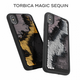 Torbica Magic Sequin za iPhone 11 Pro Max 6.5 srebrna