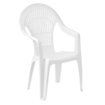 Baštenska stolica VEGA Plastika Bela