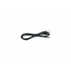 COMMEL Priključni kabl za rasvetu sa sklopkom, crni, 2m H03VVH2-F 2x0,75 C0113